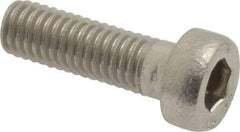 Value Collection - M5x0.80 Metric Coarse Hex Socket Drive, Low Socket Cap Screw - Grade 18-8 & Austenitic A2 Stainless Steel, Uncoated, Fully Threaded, 16mm Length Under Head - Eagle Tool & Supply