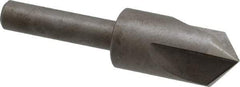 Keo - 1/2" Head Diam, 1/4" Shank Diam, 3 Flute 100° High Speed Steel Countersink - Bright Finish, 2" OAL, Single End, Straight Shank, Right Hand Cut - Eagle Tool & Supply