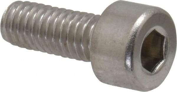 Value Collection - M4x0.70 Metric Coarse Hex Socket Drive, Socket Cap Screw - Grade 316 & Austenitic A4 Stainless Steel, Uncoated, Fully Threaded, 10mm Length Under Head - Eagle Tool & Supply