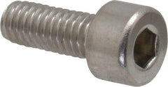 Value Collection - M4x0.70 Metric Coarse Hex Socket Drive, Socket Cap Screw - Grade 316 & Austenitic A4 Stainless Steel, Uncoated, Fully Threaded, 10mm Length Under Head - Eagle Tool & Supply
