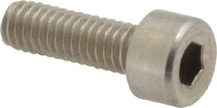 Value Collection - M4x0.70 Metric Coarse Hex Socket Drive, Socket Cap Screw - Grade 316 & Austenitic A4 Stainless Steel, Uncoated, Fully Threaded, 12mm Length Under Head - Eagle Tool & Supply