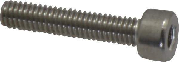 Value Collection - M4x0.70 Metric Coarse Hex Socket Drive, Socket Cap Screw - Grade 316 & Austenitic A4 Stainless Steel, Uncoated, Fully Threaded, 20mm Length Under Head - Eagle Tool & Supply