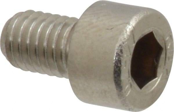 Value Collection - M5x0.80 Metric Coarse Hex Socket Drive, Socket Cap Screw - Grade 316 & Austenitic A4 Stainless Steel, Uncoated, Fully Threaded, 8mm Length Under Head - Eagle Tool & Supply