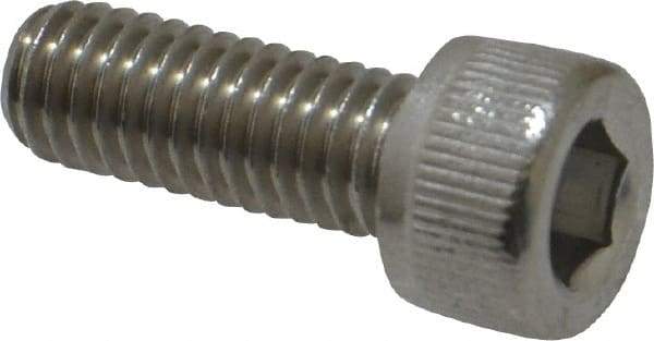 Value Collection - M6x1.00 Metric Coarse Hex Socket Drive, Socket Cap Screw - Grade 316 & Austenitic A4 Stainless Steel, Uncoated, Fully Threaded, 16mm Length Under Head - Eagle Tool & Supply