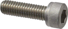 Value Collection - M8x1.25 Metric Coarse Hex Socket Drive, Socket Cap Screw - Grade 316 & Austenitic A4 Stainless Steel, Uncoated, Partially Threaded, 100mm Length Under Head - Eagle Tool & Supply