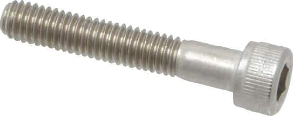 Value Collection - M6x1.00 Metric Coarse Hex Socket Drive, Socket Cap Screw - Grade 316 & Austenitic A4 Stainless Steel, Uncoated, Partially Threaded, 35mm Length Under Head - Eagle Tool & Supply