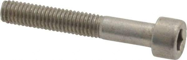Value Collection - M6x1.00 Metric Coarse Hex Socket Drive, Socket Cap Screw - Grade 316 & Austenitic A4 Stainless Steel, Uncoated, Partially Threaded, 40mm Length Under Head - Eagle Tool & Supply