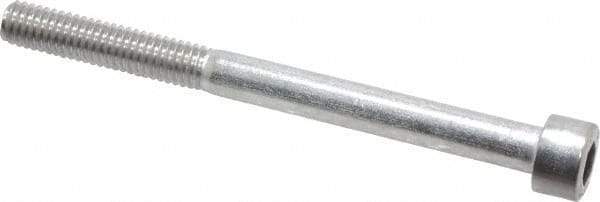 Value Collection - M6x1.00 Metric Coarse Hex Socket Drive, Socket Cap Screw - Grade 316 & Austenitic A4 Stainless Steel, Uncoated, Partially Threaded, 70mm Length Under Head - Eagle Tool & Supply