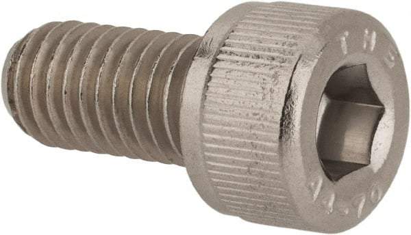 Value Collection - M8x1.25 Metric Coarse Hex Socket Drive, Socket Cap Screw - Grade 316 & Austenitic A4 Stainless Steel, Uncoated, Fully Threaded, 16mm Length Under Head - Eagle Tool & Supply