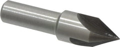 Interstate - 1/2" Head Diam, 3/8" Shank Diam, 3 Flute 60° High Speed Steel Countersink - Eagle Tool & Supply