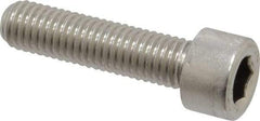 Value Collection - M10x1.50 Metric Coarse Hex Socket Drive, Socket Cap Screw - Grade 316 & Austenitic A4 Stainless Steel, Uncoated, Partially Threaded, 40mm Length Under Head - Eagle Tool & Supply