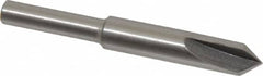 Interstate - 1/4" Head Diam, 3/16" Shank Diam, 3 Flute 82° High Speed Steel Countersink - Eagle Tool & Supply