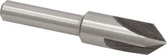 Interstate - 3/8" Head Diam, 1/4" Shank Diam, 3 Flute 82° High Speed Steel Countersink - Eagle Tool & Supply