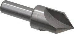Interstate - 7/8" Head Diam, 1/2" Shank Diam, 3 Flute 82° High Speed Steel Countersink - Eagle Tool & Supply