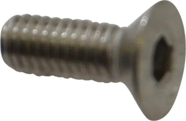 Value Collection - M3x0.50 Metric Coarse Hex Socket Drive, 90° Flat Screw - Grade 316 & Austenitic A4 Stainless Steel, Fully Threaded, 8mm OAL - Eagle Tool & Supply