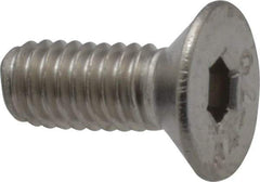 Value Collection - M4x0.70 Metric Coarse Hex Socket Drive, 90° Flat Screw - Grade 316 & Austenitic A4 Stainless Steel, Fully Threaded, 10mm OAL - Eagle Tool & Supply