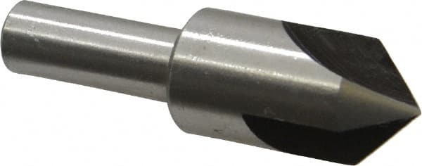 Interstate - 5/8" Head Diam, 3/8" Shank Diam, 3 Flute 90° High Speed Steel Countersink - Eagle Tool & Supply