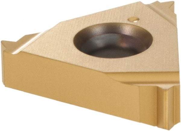Vargus - 3ER External Right Hand 18 UN Laydown Threading Insert - Grade VKX, TiN Coated Carbide - Eagle Tool & Supply