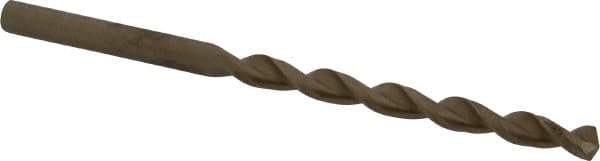Cleveland - #11 135° Cobalt Jobber Drill - Oxide/Gold Finish, Right Hand Cut, Parabolic Flute, Straight Shank, 3-1/2" OAL, Split Point - Eagle Tool & Supply