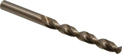 Cleveland - 11mm 135° Cobalt Jobber Drill - Oxide/Gold Finish, Right Hand Cut, Parabolic Flute, Straight Shank, 5.591" OAL, Split Point - Eagle Tool & Supply