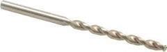Cleveland - 3/8", 135° Point, Parabolic Flute, Cobalt Taper Length Drill Bit - Oxide/Gold Finish, 4-1/4" Flute Length, 6-3/4" OAL, Series 2575 - Eagle Tool & Supply