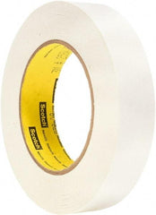 3M - 1" Wide x 60 Yd Long White Paper Masking Tape - Series 256, 6.7 mil Thick, 20 In/Lb Tensile Strength - Eagle Tool & Supply