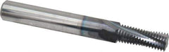 Scientific Cutting Tools - 7/16-20 UNF, 0.335" Cutting Diam, 4 Flute, Solid Carbide Helical Flute Thread Mill - Internal Thread, 0.87" LOC, 3" OAL, 3/8" Shank Diam - Eagle Tool & Supply