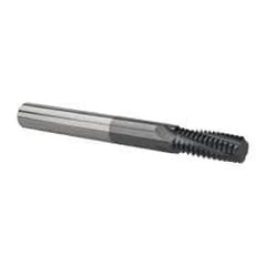 Scientific Cutting Tools - M10x1.50 Metric Coarse, 0.3" Cutting Diam, 4 Flute, Solid Carbide Helical Flute Thread Mill - Internal Thread, 0.79" LOC, 2.95" OAL - Eagle Tool & Supply
