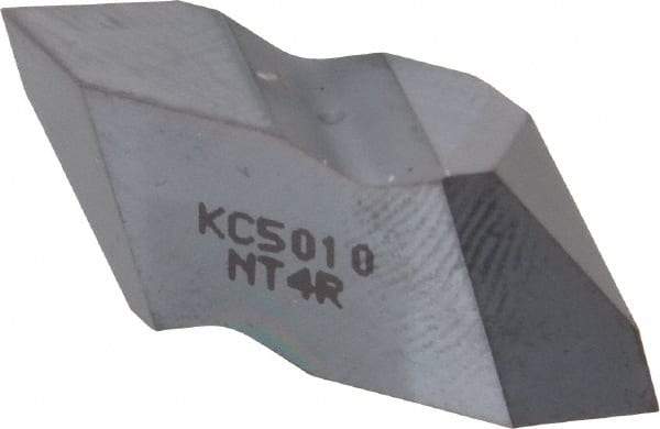 Kennametal - NT4 Grade KC5010, Internal/External Partial Profile 60° Threading Insert - 1.25 to 6.25mm & 4 to 20 TPI Ext Pitch, 20 to 6.25mm & 4 to 12 TPI Int Pitch, Right Hand Insert, TiAlN Finish, Carbide - Eagle Tool & Supply
