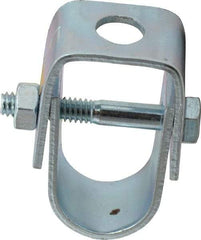 Empire - 1/2" Pipe, 3/8" Rod, Carbon Steel Adjustable Clevis Hanger - Electro Galvanized - Eagle Tool & Supply