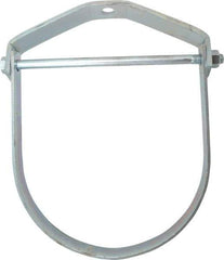 Empire - 12" Pipe, 7/8" Rod, Carbon Steel Adjustable Clevis Hanger - Electro Galvanized - Eagle Tool & Supply