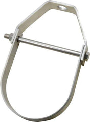 Empire - 4" Pipe, 5/8" Rod, Grade 304 Stainless Steel Adjustable Clevis Hanger - Eagle Tool & Supply