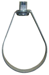 Empire - 3-1/2" Pipe, 1/2" Rod, Carbon Steel Emlok Swivel Ring Hanger - Pre-Galvanized, 600 Lb Capacity - Eagle Tool & Supply