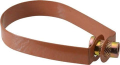 Empire - 2" Pipe, 3/8" Rod, Carbon Steel Emlok Swivel Ring Hanger - Copper Plated, 600 Lb Capacity - Eagle Tool & Supply