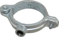 Empire - 1-1/4" Pipe, 3/8" Rod, Malleable Iron Split Ring Hanger - Electro Galvanized, 180 Lb Capacity - Eagle Tool & Supply