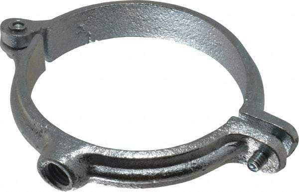 Empire - 3" Pipe, 1/2" Rod, Malleable Iron Split Ring Hanger - Electro Galvanized, 300 Lb Capacity - Eagle Tool & Supply