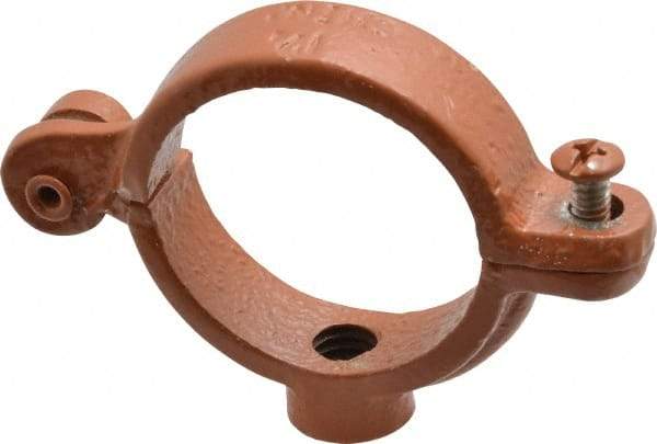 Empire - 1-1/2" Pipe, 3/8" Rod, Malleable Iron Split Ring Hanger - Epoxy Coated - Eagle Tool & Supply