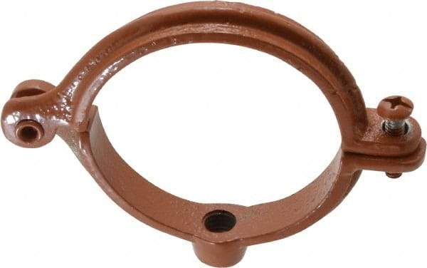 Empire - 3" Pipe, 1/2" Rod, Malleable Iron Split Ring Hanger - Epoxy Coated - Eagle Tool & Supply