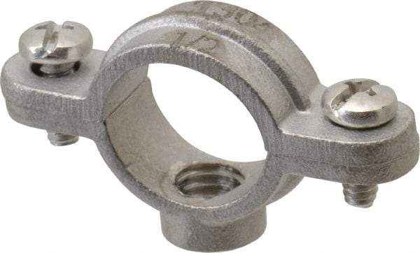 Empire - 1/2" Pipe, 3/8" Rod, Grade 304 Stainless Steel Split Ring Hanger - Eagle Tool & Supply