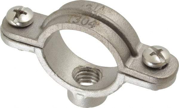 Empire - 3/4" Pipe, 3/8" Rod, Grade 304 Stainless Steel Split Ring Hanger - Eagle Tool & Supply