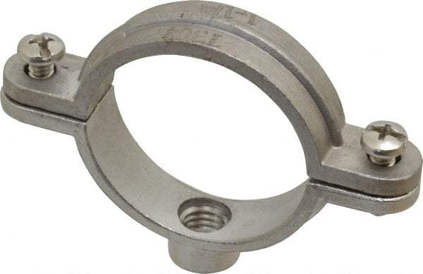 Empire - 1-1/4" Pipe, 3/8" Rod, Grade 304 Stainless Steel Split Ring Hanger - Eagle Tool & Supply