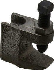 Empire - 3/4" Max Flange Thickness, 3/8" Rod Top Beam Clamp - 350 Lb Capacity, Ductile Iron - Eagle Tool & Supply