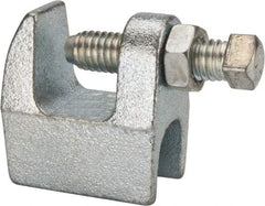 Empire - 3/4" Max Flange Thickness, 1/2" Rod Top Beam Clamp - 470 Lb Capacity, Ductile Iron - Eagle Tool & Supply