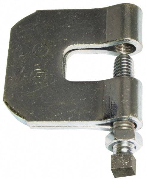 Empire - 3/4" Max Flange Thickness, 3/4" Rod C-Clamp with Locknut - 630 Lb Capacity, Carbon Steel - Eagle Tool & Supply