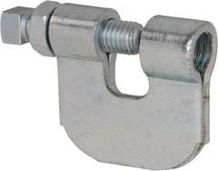 Empire - 3/4" Max Flange Thickness, 5/8" Rod C-Clamp with Locknut - 550 Lb Capacity, Carbon Steel - Eagle Tool & Supply