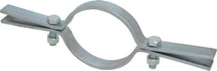 Empire - 4" Pipe, Electro Galvanized Riser Clamp - 750 Lb Capacity, Carbon Steel - Eagle Tool & Supply