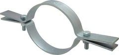 Empire - 6" Pipe, Electro Galvanized Riser Clamp - 1,600 Lb Capacity, Carbon Steel - Eagle Tool & Supply