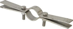 Empire - 1-1/4" Pipe, Riser Clamp - 250 Lb Capacity, Grade 304 Stainless Steel - Eagle Tool & Supply