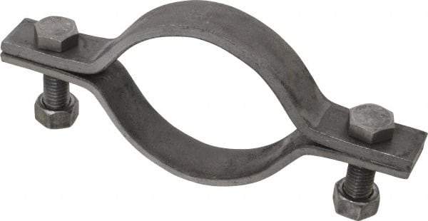 Empire - 3" Pipe, Standard Pipe Clamp - Black, 1,040 Lb Capacity, Carbon Steel - Eagle Tool & Supply