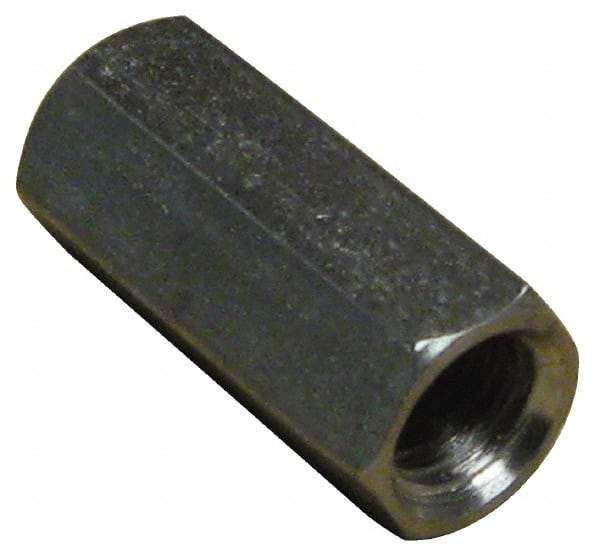 Empire - 1/2-13 Thread, 1-3/4" OAL Stainless Steel Standard Coupling Nut - Uncoated - Eagle Tool & Supply